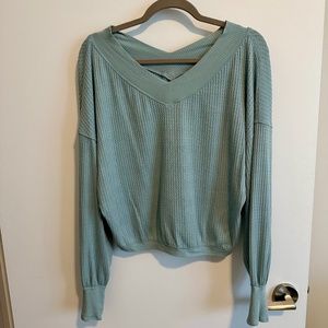 ILLA ILLA Waffle Sweater (size small)